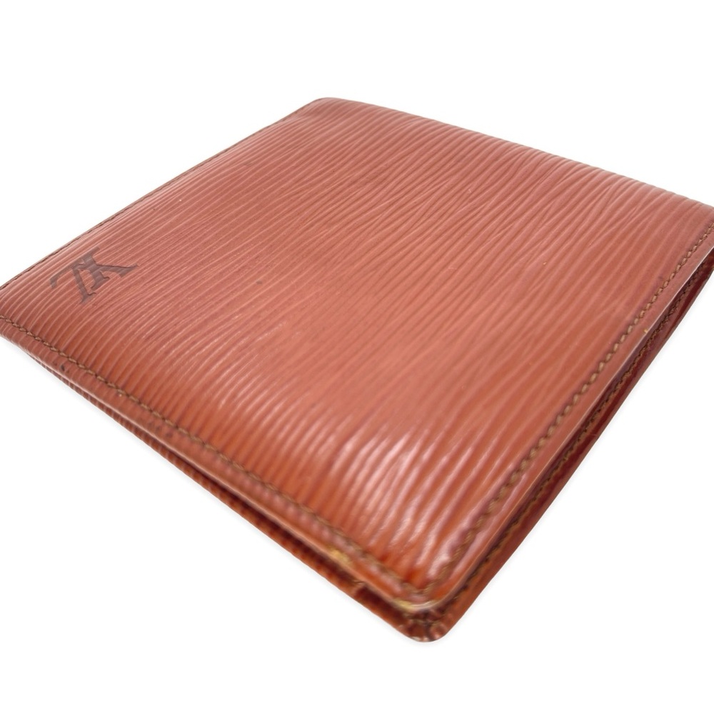 LOUIS VUITTON LV Burnt Sienna Epi Bifold Wallet - Picture 13 of 14
